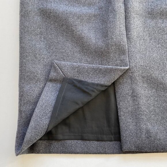 J.Crew Womens Gray Wool No. 2 Pencil Skirt Size 2 Classic Office Academia Preppy - Picture 8 of 13